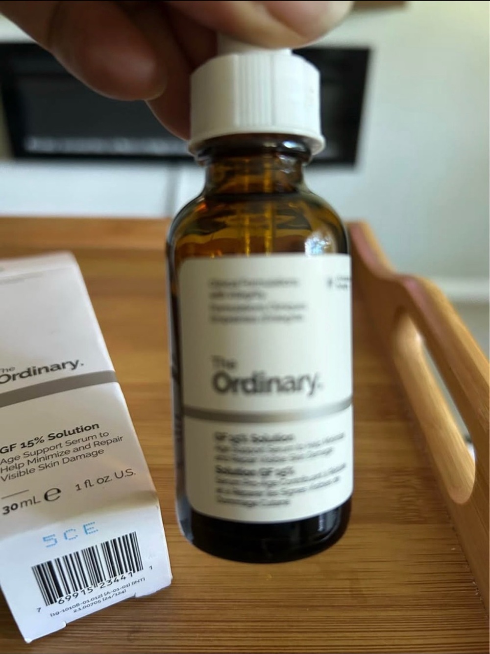 The Ordinary GF 15% Aging Support Serum Full Size bottle